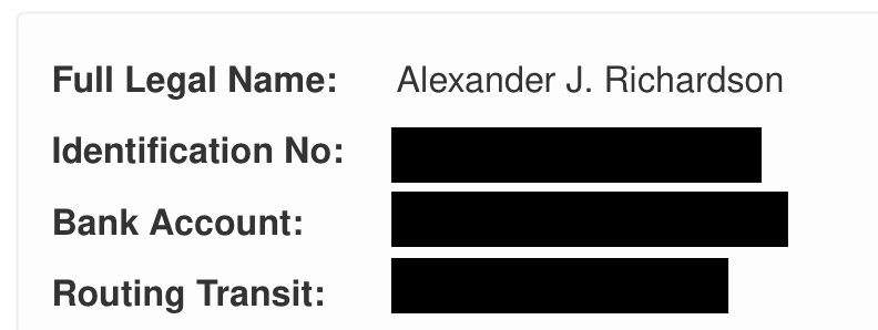 Preview of the Secure Redaction Tool showing text being blacked out