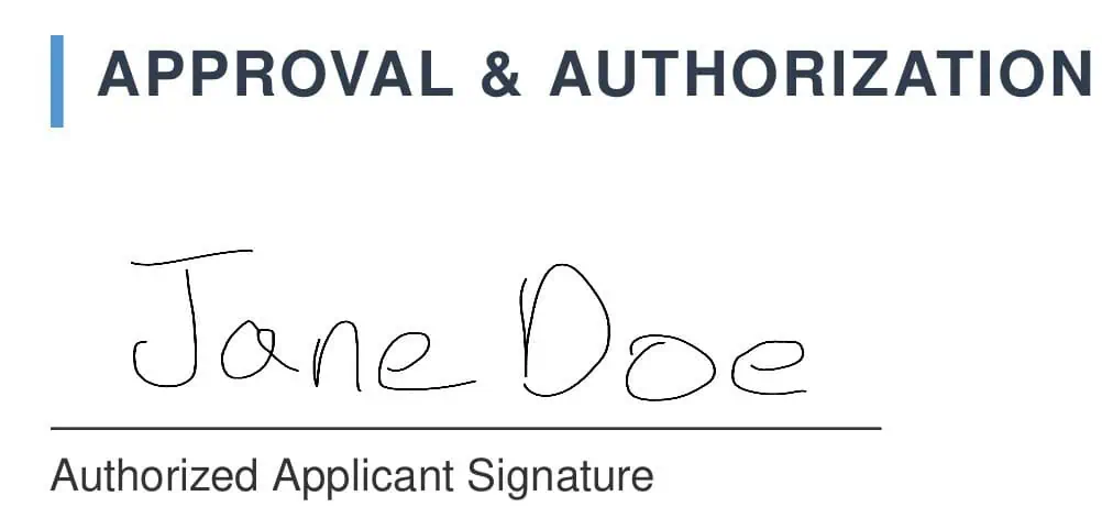 Preview of the Signature Drawing and Form Filling Tool